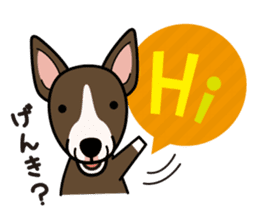 iinu - Miniature Bull Terrier sticker #9597082