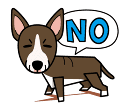 iinu - Miniature Bull Terrier sticker #9597085