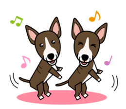 iinu - Miniature Bull Terrier sticker #9597088