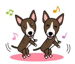 iinu - Miniature Bull Terrier sticker #9597088