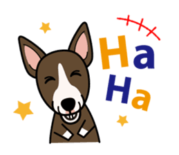 iinu - Miniature Bull Terrier sticker #9597093