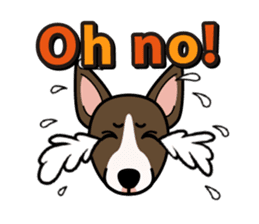 iinu - Miniature Bull Terrier sticker #9597097