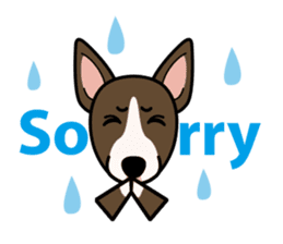 iinu - Miniature Bull Terrier sticker #9597103