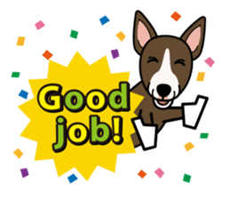 iinu - Miniature Bull Terrier sticker #9597104