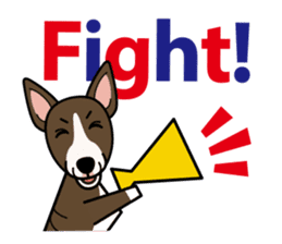 iinu - Miniature Bull Terrier sticker #9597105