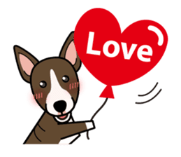 iinu - Miniature Bull Terrier sticker #9597107