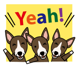 iinu - Miniature Bull Terrier sticker #9597113