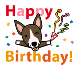 iinu - Miniature Bull Terrier sticker #9597116