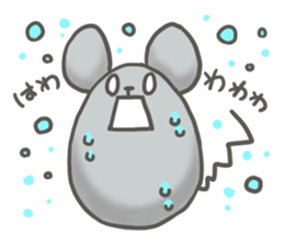 Animal egg Usatama! sticker #9597204