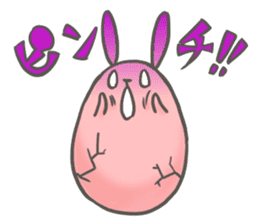 Animal egg Usatama! sticker #9597209