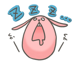 Animal egg Usatama! sticker #9597227