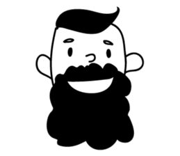 A Cute Hipster sticker #9597520