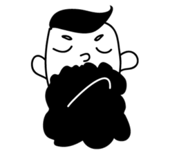 A Cute Hipster sticker #9597525