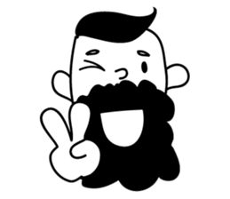 A Cute Hipster sticker #9597527