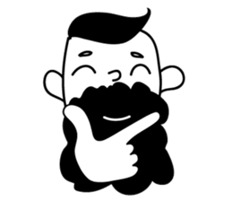 A Cute Hipster sticker #9597528