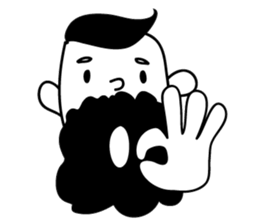 A Cute Hipster sticker #9597529