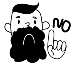 A Cute Hipster sticker #9597530