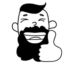 A Cute Hipster sticker #9597532