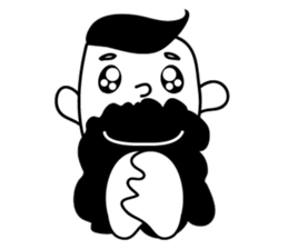 A Cute Hipster sticker #9597533