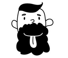 A Cute Hipster sticker #9597539