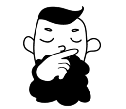 A Cute Hipster sticker #9597552