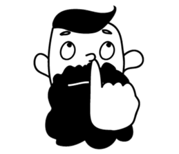 A Cute Hipster sticker #9597553