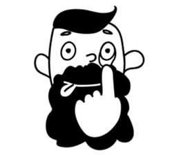 A Cute Hipster sticker #9597554