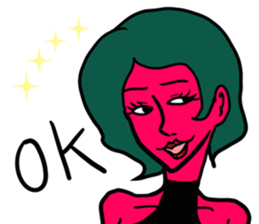 Colorful humans sticker #9598321