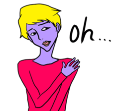 Colorful humans sticker #9598334