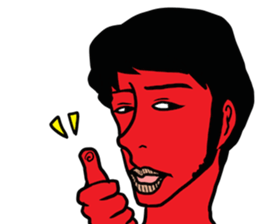 Colorful humans sticker #9598344