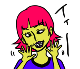 Colorful humans sticker #9598348