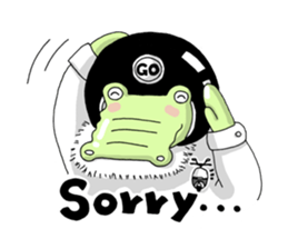 Mr. Croco loves scooter sticker #9598368