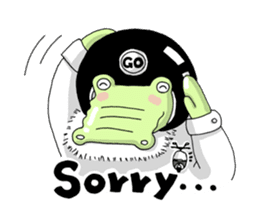 Mr. Croco loves scooter sticker #9598368