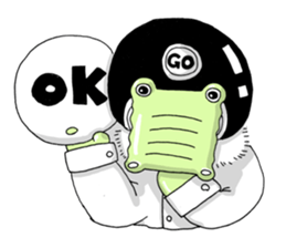 Mr. Croco loves scooter sticker #9598383