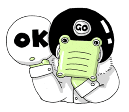 Mr. Croco loves scooter sticker #9598383