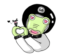 Mr. Croco loves scooter sticker #9598387