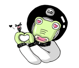 Mr. Croco loves scooter sticker #9598387