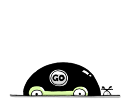 Mr. Croco loves scooter sticker #9598392