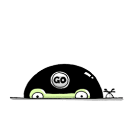 Mr. Croco loves scooter sticker #9598392