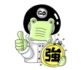 Mr. Croco loves scooter sticker #9598393