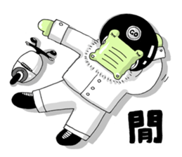 Mr. Croco loves scooter sticker #9598397