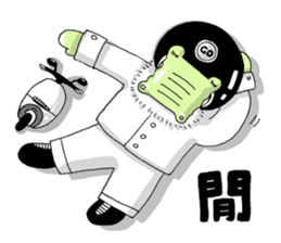 Mr. Croco loves scooter sticker #9598397