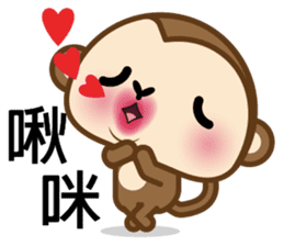 Prosperity Monkey sticker #9598417