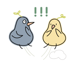 Birds in the happy days sticker #9598470