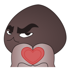 Hard-boiled mushroom