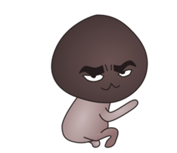 Hard-boiled mushroom sticker #9598484