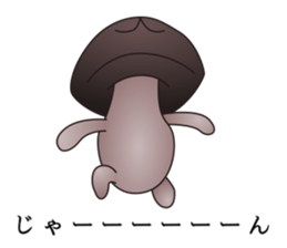 Hard-boiled mushroom sticker #9598488