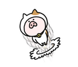 Neko-Buta Pon-chan 2 sticker #9598800