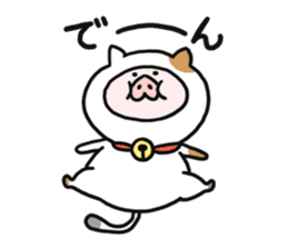 Neko-Buta Pon-chan 2 sticker #9598806