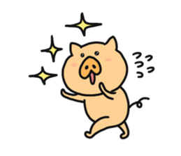 Neko-Buta Pon-chan 2 sticker #9598813